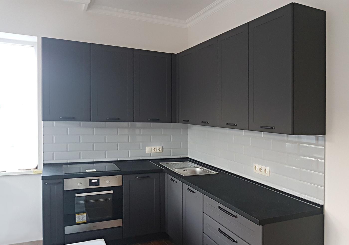 фасады кухни серого цвета фото